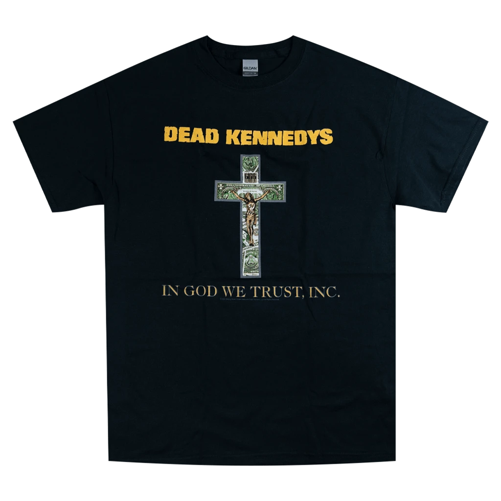 Dead Kennedys In God We Trust, Inc. Cross Black T-Shirt New Merch 1 Dead Kennedys In God We Trust, Inc. Cross Black T-Shirt New Merch