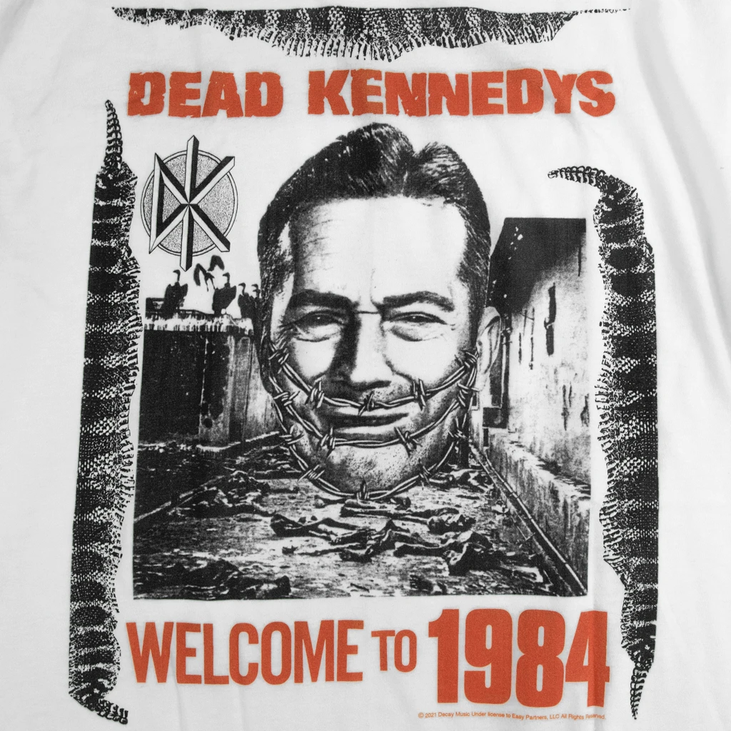 Dead Kennedys Welcome To 1984 White T-Shirt New Merch 2 Dead Kennedys Welcome To 1984 White T-Shirt New Merch