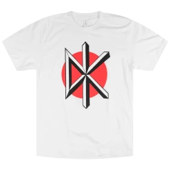 Dead Kennedys DK Logo White T-Shirt (Front Print Only)