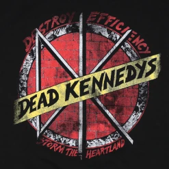 Dead Kennedys Destroy Efficiency Womens Raglan T-Shirt