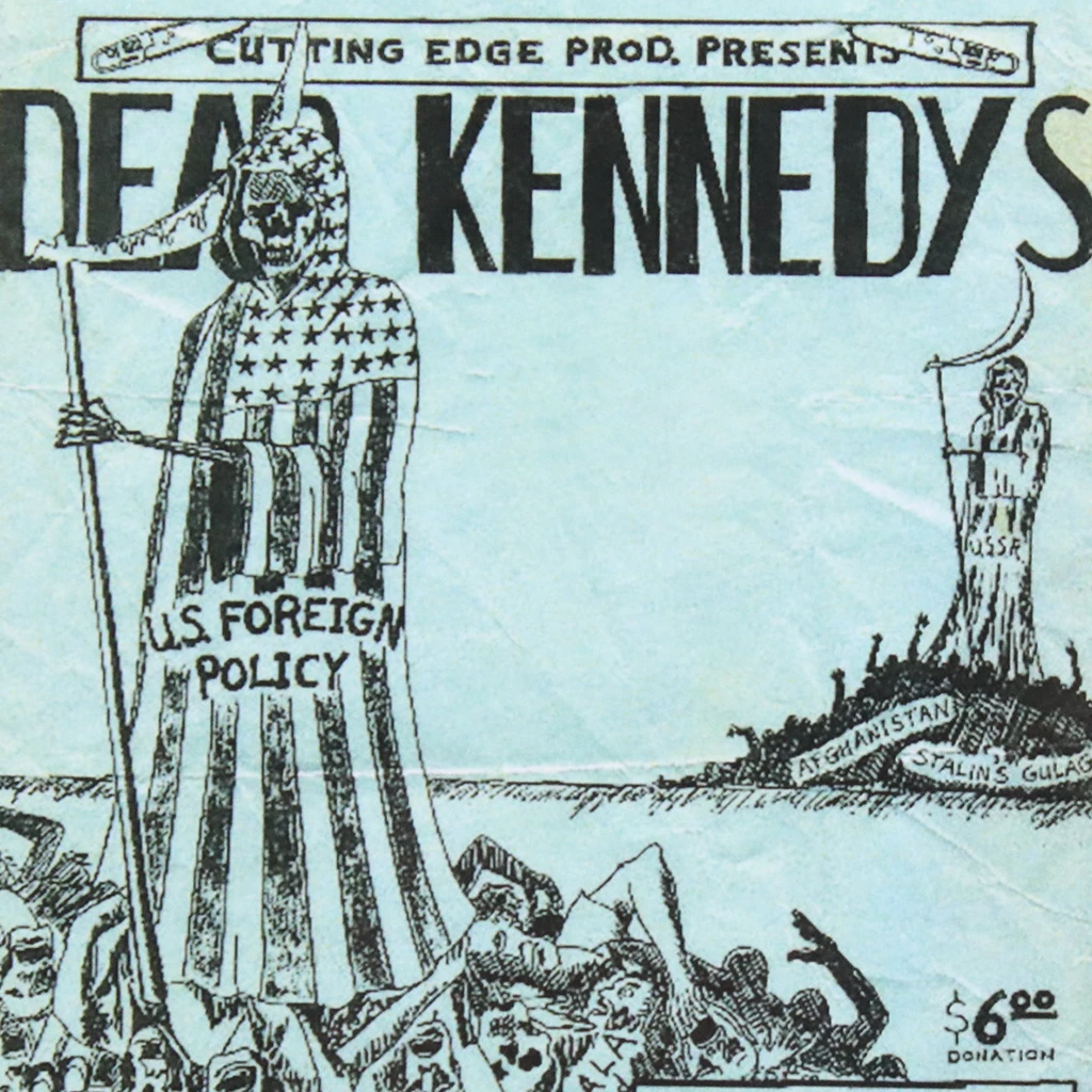 Dead Kennedys Concert Poster Sticker 2 Dead Kennedys Concert Poster Sticker