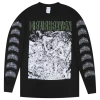 Deafheaven Green Logo Long Sleeve T-Shirt