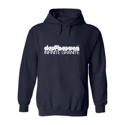 Deafheaven New Merch Infinite Granite Navy Pullover Hoodie