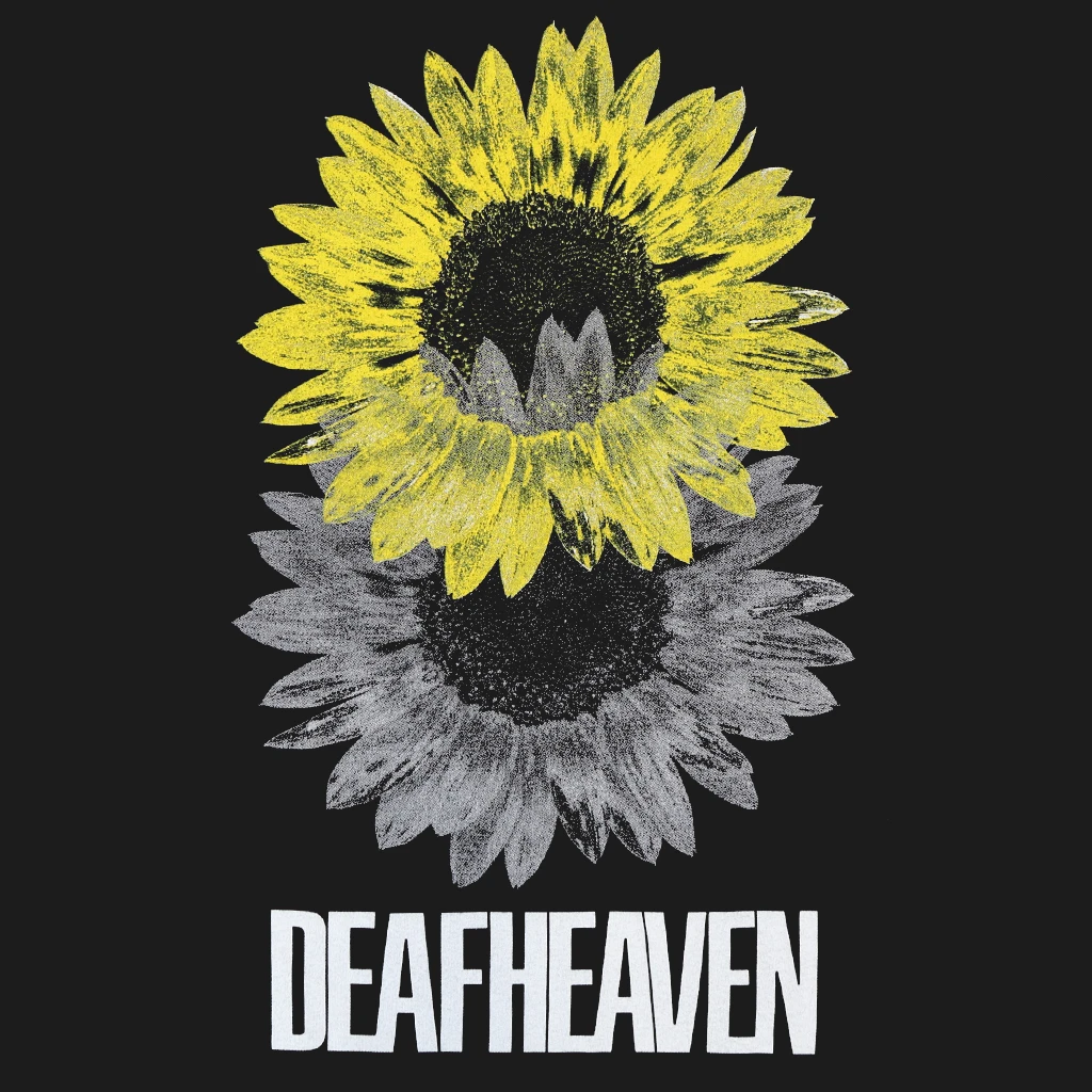 Deafheaven Sunflower Black T-Shirt 2 Deafheaven Sunflower Black T-Shirt