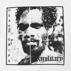 Death Grips New Merch Exmilitary White T-Shirt