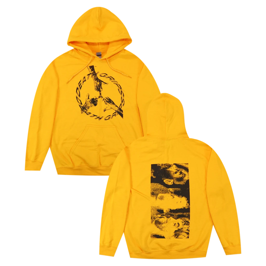 Death Grips Peace Gold Pullover Hoodie New Merch 1 Death Grips Peace Gold Pullover Hoodie New Merch