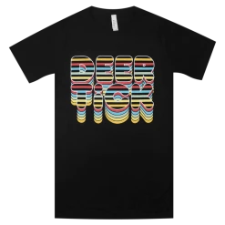 Deer Tick Rainbow Black T-Shirt