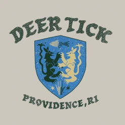 Deer Tick Crest Ivory T-Shirt New Merch