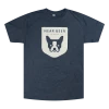 NEAR BEER Dog Face Tri-Blend Navy T-Shirt