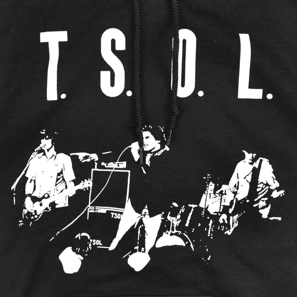 T.S.O.L. Cover EP Black Hoodie 2 T.S.O.L. Cover EP Black Hoodie