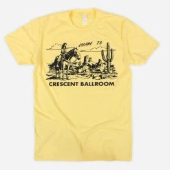 Crescent Ballroom New Merch Escape To.. Banana Cream T-Shirt