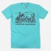 Crescent Ballroom Escape To.. Tahiti Blue T-Shirt New Merch