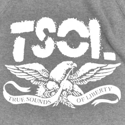 T.S.O.L. Logo Grey Zip Hoodie New Merch