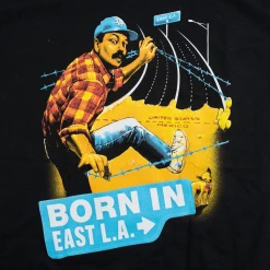 Cheech And Chong East LA Black T-Shirt