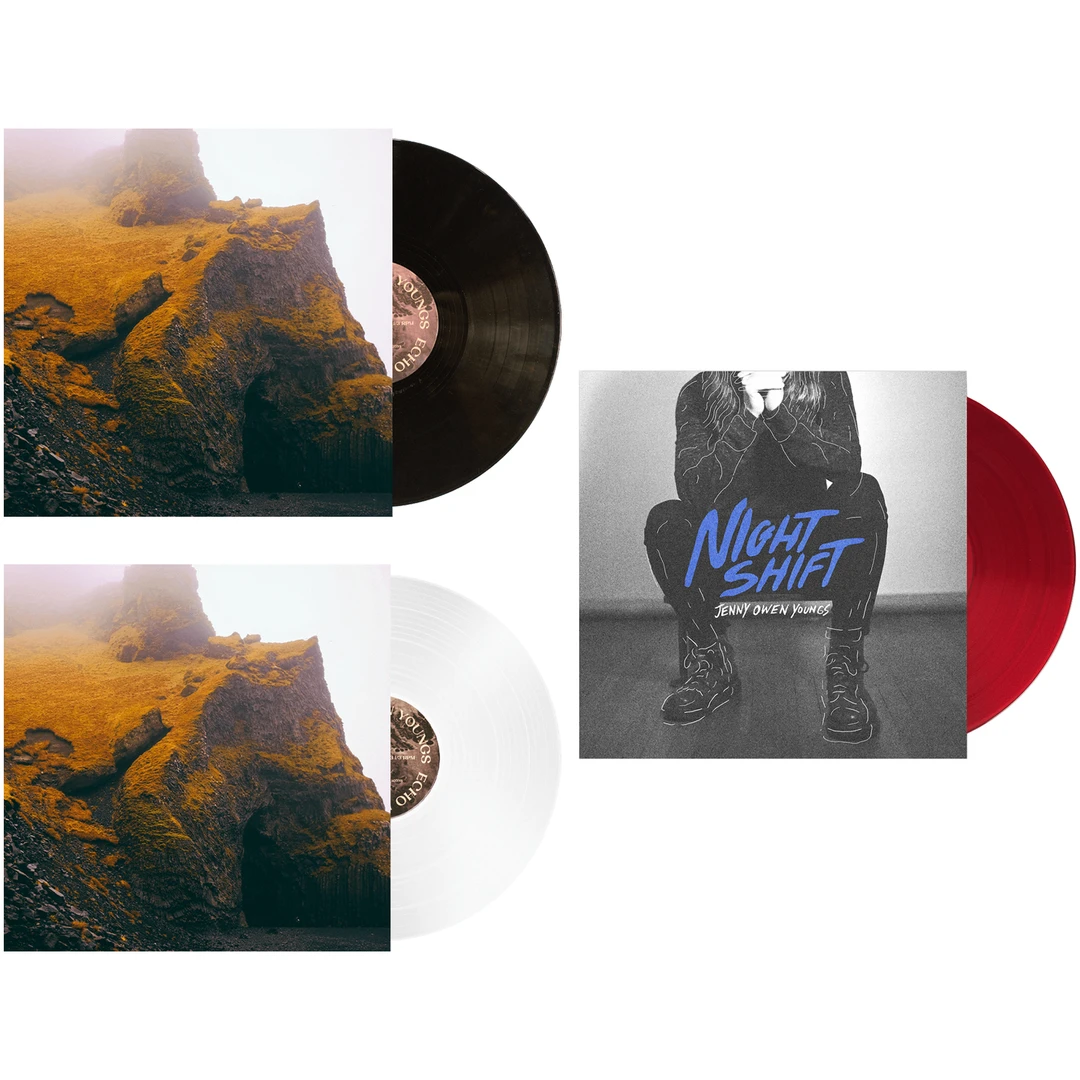 Jenny Owen Youngs Echo Mountain Vinyl + Night Shift Vinyl Bundle New Merch 2 Jenny Owen Youngs Echo Mountain Vinyl + Night Shift Vinyl Bundle New Merch