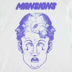Mansions Double Header White T-Shirt New Merch