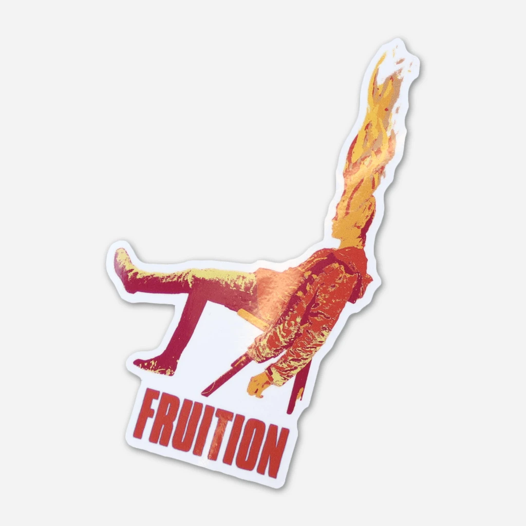 Fruition New Merch Flaming Man Sticker 1 Fruition New Merch Flaming Man Sticker