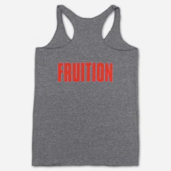 Fruition New Merch Flaming Man Women’s Grey Triblend Tank Top