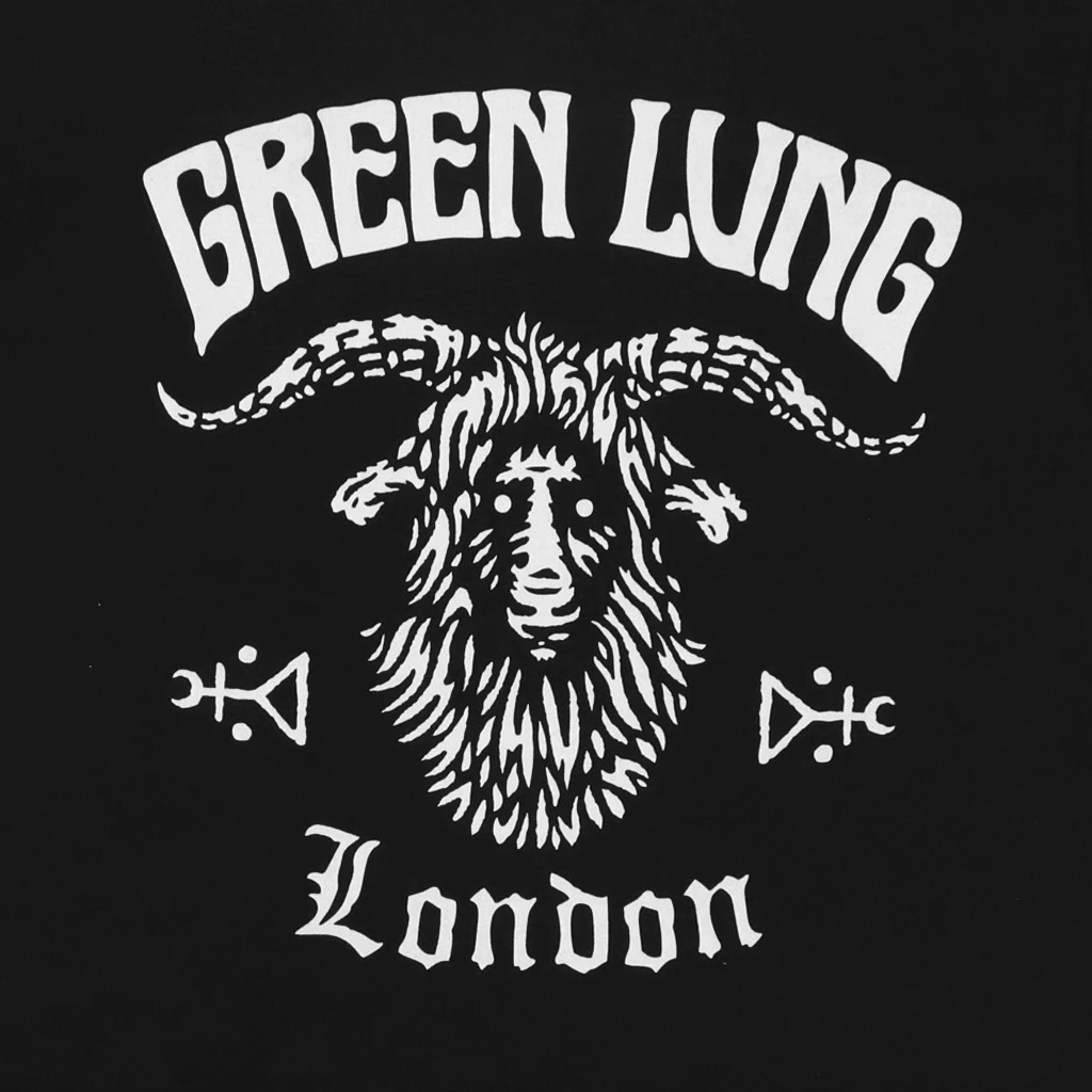 Green Lung New Merch Goatwizard Black T-Shirt 2 Green Lung New Merch Goatwizard Black T-Shirt
