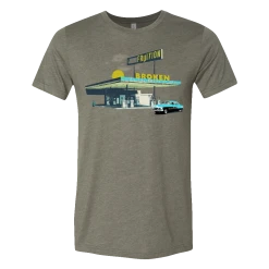 Fruition New Merch Broken At The Break Of Day Military Green T-Shirt