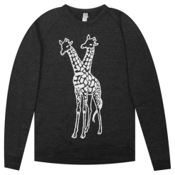 Giraffes? Giraffes! SUPERBASS!!!! Eco-Black Champ Pullover