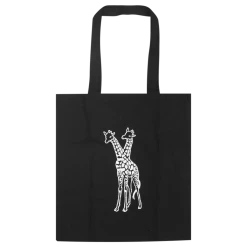 Giraffes? Giraffes! SUPERBASS!!!! Black Tote Bag