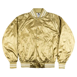 Thunderbird Lounge TL Logo Gold Satin Jacket New Merch