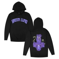 Green Lung Wildwood Cross Black Hoodie