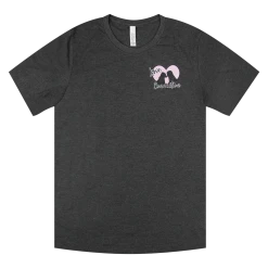 Love Connection Dog Rescue Logo Charcoal Grey T-Shirt New Merch