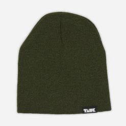 TAUK New Merch Headroom Logo Olive Acrylic Beanie