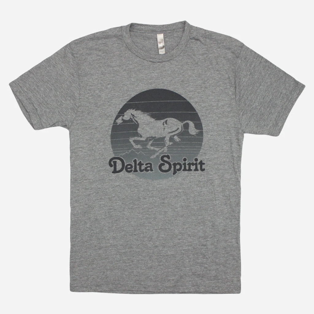 Delta Spirit New Merch Horse Heather Grey Tri-Blend 1 Delta Spirit New Merch Horse Heather Grey Tri-Blend