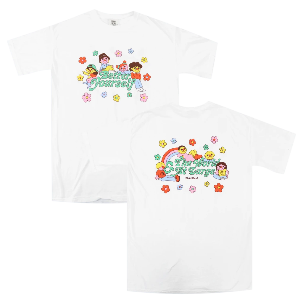 Hello Merch Better Yourself T-Shirt By Bridget Richardson New Merch