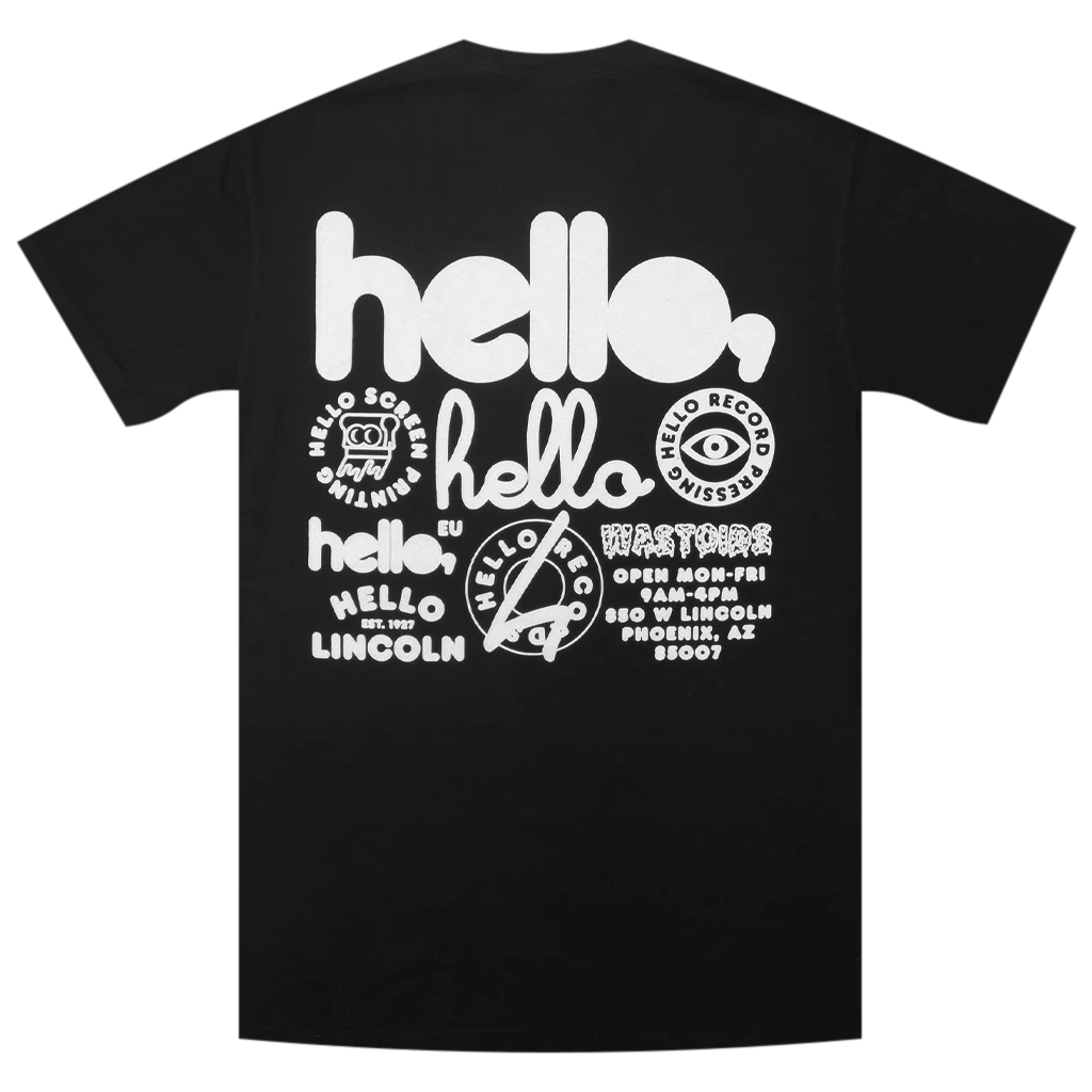 Hello Merch Hello Family 2021 Black T-Shirt 5 Hello Merch Hello Family 2021 Black T-Shirt