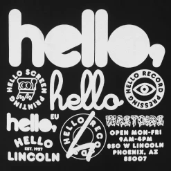 Hello Merch Hello Family 2021 Black T-Shirt 8 Hello Merch Hello Family 2021 Black T-Shirt