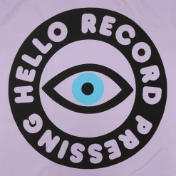Hello Merch Hello Record Pressing Orchid T-Shirt New Merch
