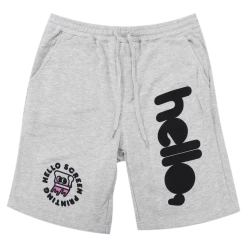 Hello Merch Hello Screen Printing Heather Shorts New Merch
