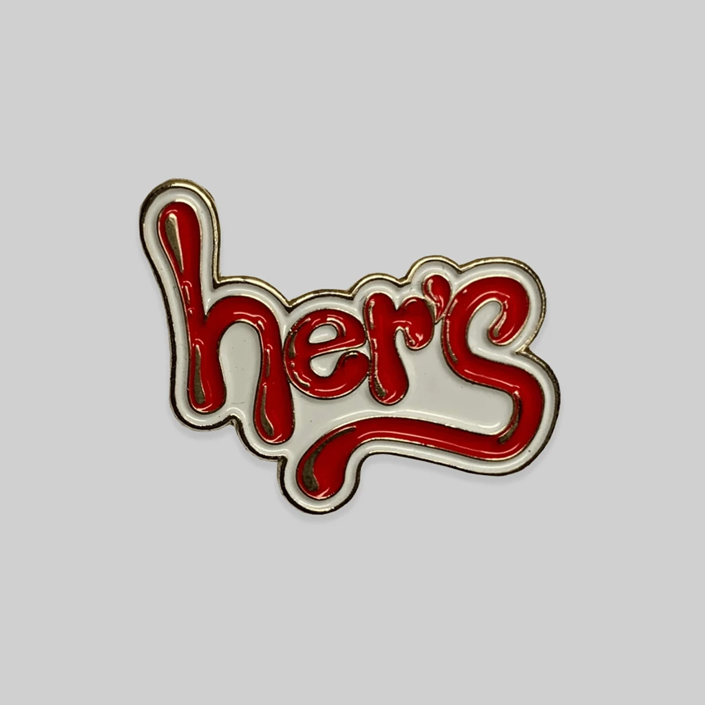 New Merch Her's Logo Pin 1 New Merch Her's Logo Pin