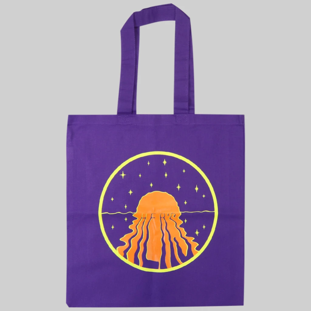 Her's Sunset Purple Tote Bag New Merch 1 Her's Sunset Purple Tote Bag New Merch