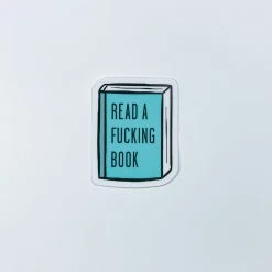 Autostraddle Read A Fucking Book Sticker New Merch