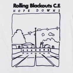 Rolling Blackouts Coastal Fever New Merch Hope Downs White T-Shirt