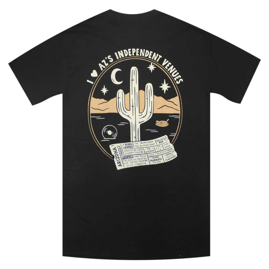 New Merch I Heart AZ's Venues Black T-Shirt 5 New Merch I Heart AZ's Venues Black T-Shirt