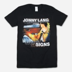 Jonny Lang Signs 2017 Tour Black T-Shirt New Merch
