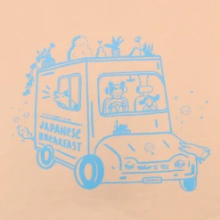 Japanese Breakfast New Merch Food Truck Peach T-Shirt