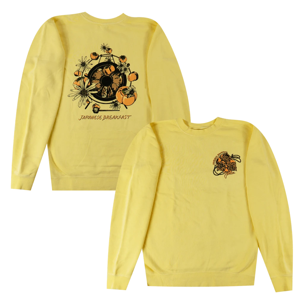 Japanese Breakfast Gotgam Pigment Yellow Sweatshirt New Merch 1 Japanese Breakfast Gotgam Pigment Yellow Sweatshirt New Merch