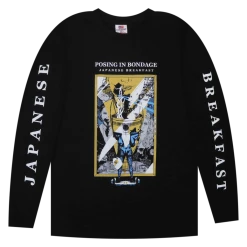 Japanese Breakfast Posing In Bondage Black Long Sleeve T-Shirt