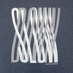 Jonathan Ogden New Merch Slow Down Heather Navy T-Shirt