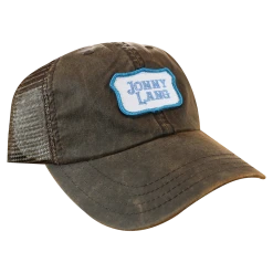 Jonny Lang Patch Brown Mesh Hat New Merch