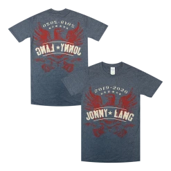 Jonny Lang Eagle 2019-2020 Heather Blue T-Shirt