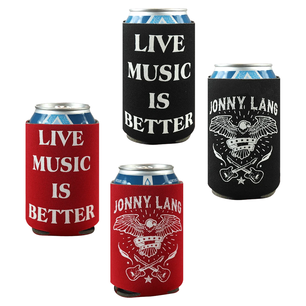 Jonny Lang Live Music Is Better Koozie New Merch 1 Jonny Lang Live Music Is Better Koozie New Merch