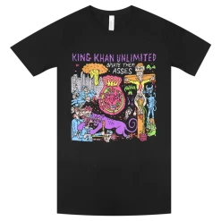 King Khan Opiate Them Asses Black T-Shirt